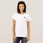 Add Business Logo Company Website Address Manager T-Shirt (Front Full)