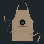 Add Business Logo Custom Employee Standard Apron<br><div class="desc">Add your company logo and brand identity to this apron as well as your website address or slogan by clicking the "Personalize" button above. These brandable aprons can advertise your business as employees wear them or double as a corporate swag. Available in other colours and sizes. No minimum order quantity...</div>