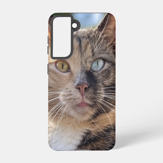 Add Cat Photo Customize Samsung Galaxy S21 Case (Back)