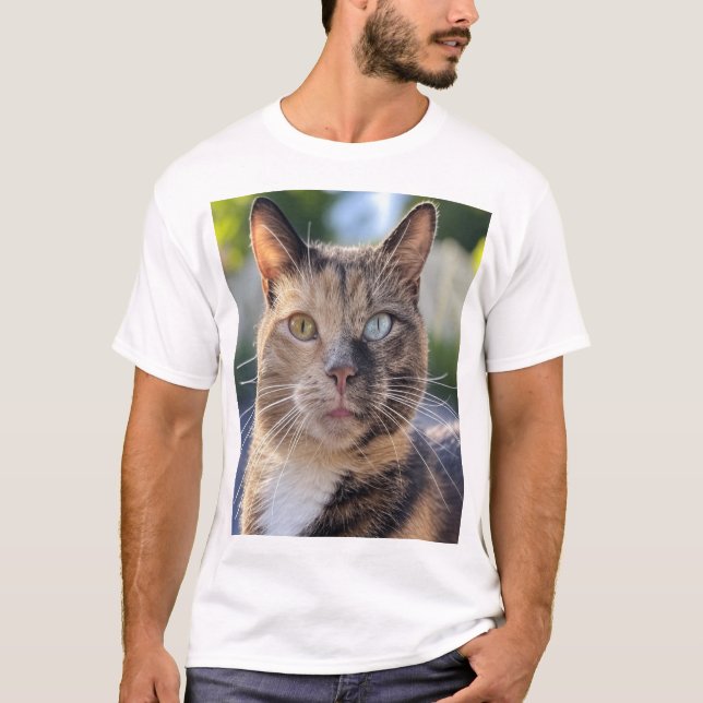 Add Cat Photo Customize T-Shirt (Front)
