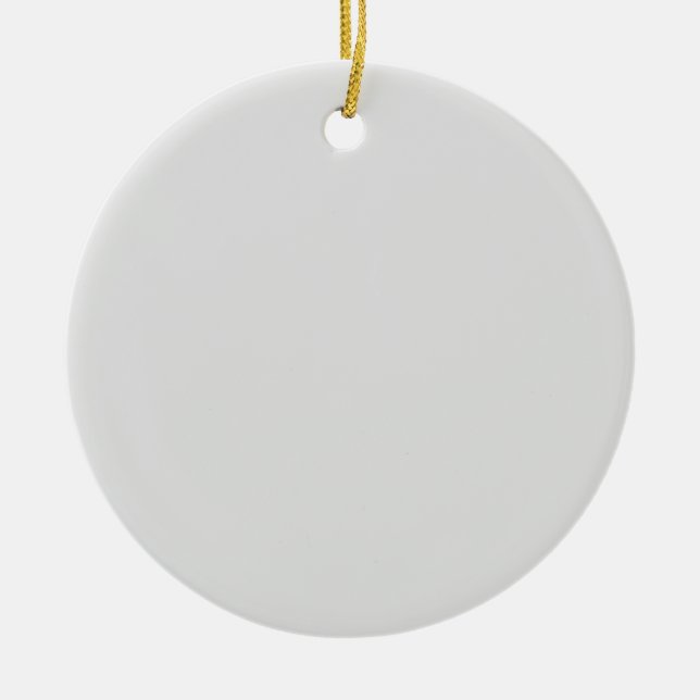 Add Charm to Your Tree with Cheerful Keepsake Ceramic Ornament (Front)