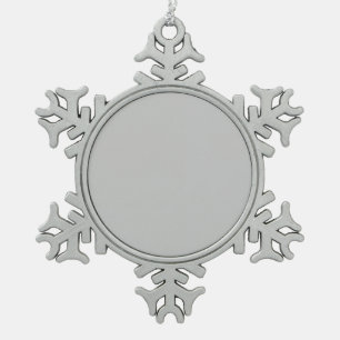 Add Charm to Your Tree with Cheerful Keepsake Snowflake Pewter Christmas Ornament