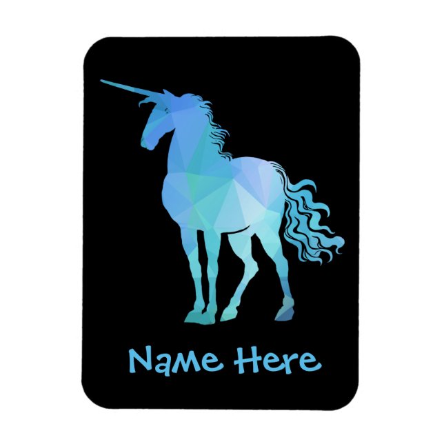 Add Child's Name To This Unicorn Magnet (Vertical)