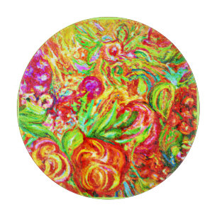 Add Colour to Your Style with Floral Artwork Cutting Board