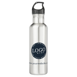 Add Company Logo and Business Website Address Name 710 Ml Water Bottle