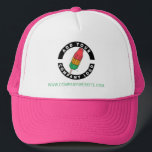 Add Company Logo Business Brand Customer Trucker Hat<br><div class="desc">Add your brand logo and custom text to this trucker hat that's perfect for creating brand awareness or as an advertising medium. Available in other colours and sizes. No minimum order quantity and no setup fee.</div>