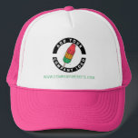 Add Company Logo Business Brand Customer Trucker Hat<br><div class="desc">Add your brand logo and custom text to this trucker hat that's perfect for creating brand awareness or as an advertising medium. Available in other colours and sizes. No minimum order quantity and no setup fee.</div>