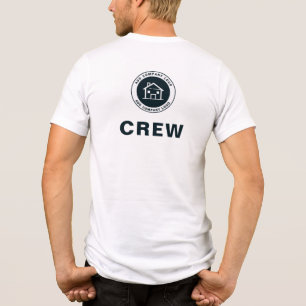 Add Custom Business Logo Classic Tri-Blend Shirt