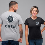 Add Custom Business Logo Company Employee T-Shirt<br><div class="desc">Add your own business logo to this t shirt template to promote and bring awareness to your existing brand or new business. 

Personalize further by adding text,  resize the image and change background to a colour of choice by clicking on the "Personalize" button above</div>
