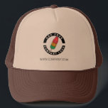 Add Custom Logo Business Campaign Swag Trucker Hat<br><div class="desc">Add your brand logo and custom text to this trucker hat that's perfect for creating brand awareness or as an advertising medium. Available in other colours and sizes. No minimum order quantity and no setup fee.</div>