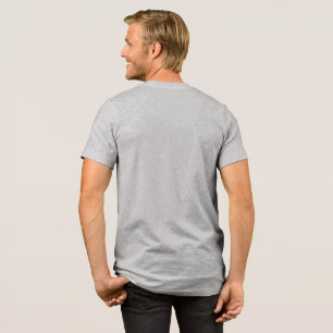 Add Custom Text USA Flag Editable Personalized Tri-Blend Shirt