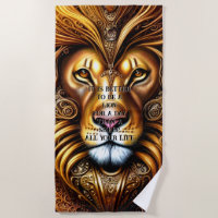Add/delete text - Amazingly Beautiful Golden Lion