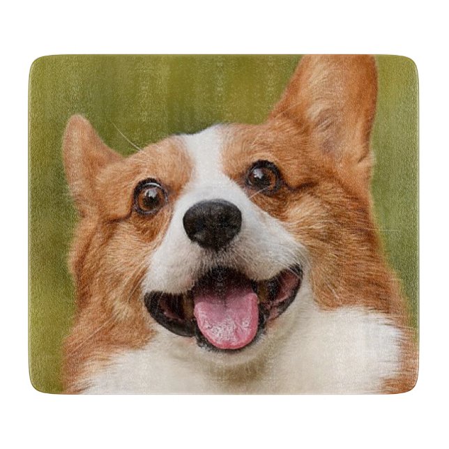 Add Dog Photo Personalized Customized Cutting Board (Front)