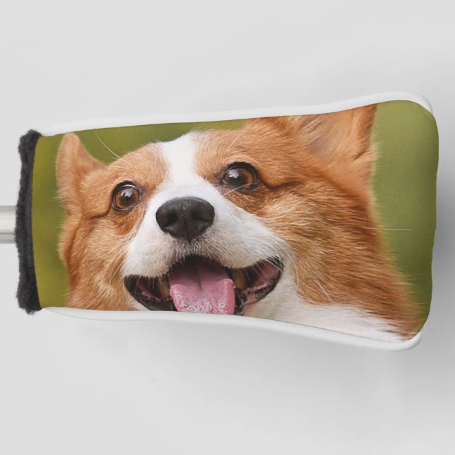 Add Dog Photo Personalized Customized Golf Head Cover (Front)