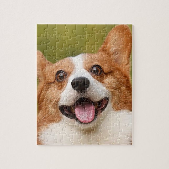 Add Dog Photo Personalized Customized Jigsaw Puzzle (Vertical)