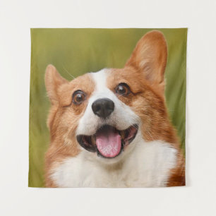 Add Dog Photo Personalized Customized Tapestry