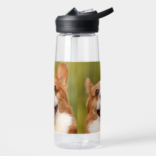 Add Dog Photo Personalized Customized Water Bottle