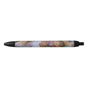 Add Family Reunion Photo Customize Black Ink Pen