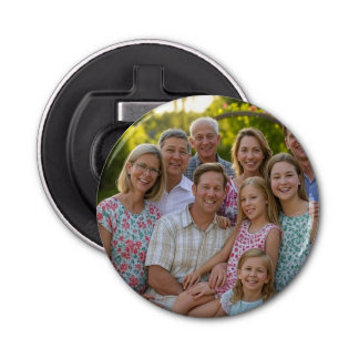 Add Family Reunion Photo Customize Bottle Opener
