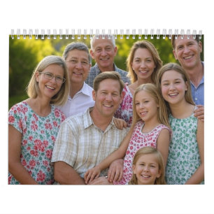 Add Family Reunion Photo Customize Calendar