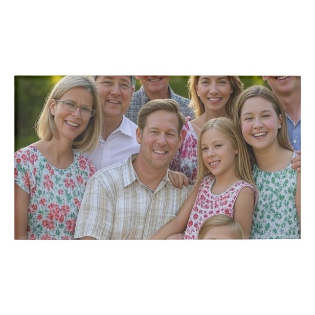 Add Family Reunion Photo Customize Name Tag (Front)
