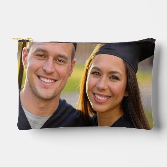Add Graduation Photo Customize Accessory Pouch (Front)