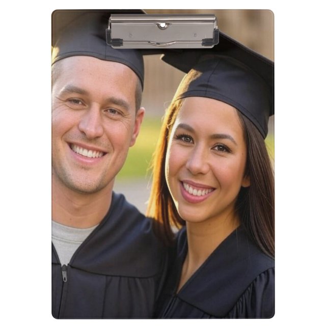 Add Graduation Photo Customize Clipboard (Front)