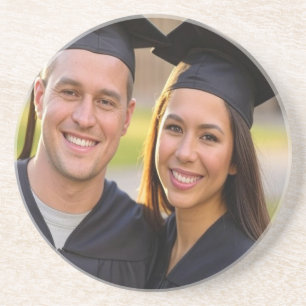 Add Graduation Photo Customize Coaster