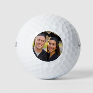 Add Graduation Photo Customize Golf Balls