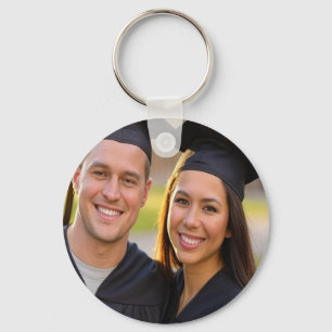 Add Graduation Photo Customize Keychain