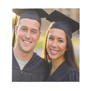 Add Graduation Photo Customize Notepad
