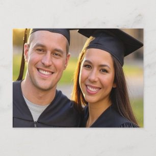 Add Graduation Photo Customize Postcard