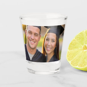 Add Graduation Photo Customize Shot Glass