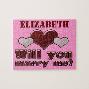 Add Her Name Will You Marry Me Puzzle