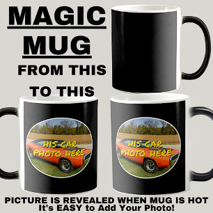 Add His Car Photo Here - Magic Morphing Mug