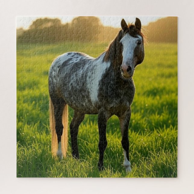 Add Horse Photo Customize Jigsaw Puzzle (Vertical)