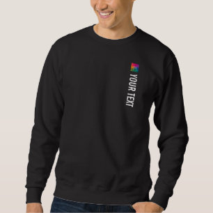 Add Image Logo Text Here Clothing Apparel Men's Sweatshirt