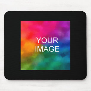 Add Image Photo Template Mens Double Sided Basic Mouse Pad