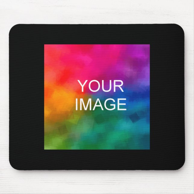 Add Image Photo Template Mens Double Sided Basic  Mouse Pad (Front)