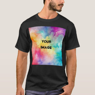 Add Image Photo Template  Sided Basic  T-Shirt