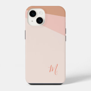 Add Initial Monogram Modern Minimalist iPhone 14 Case