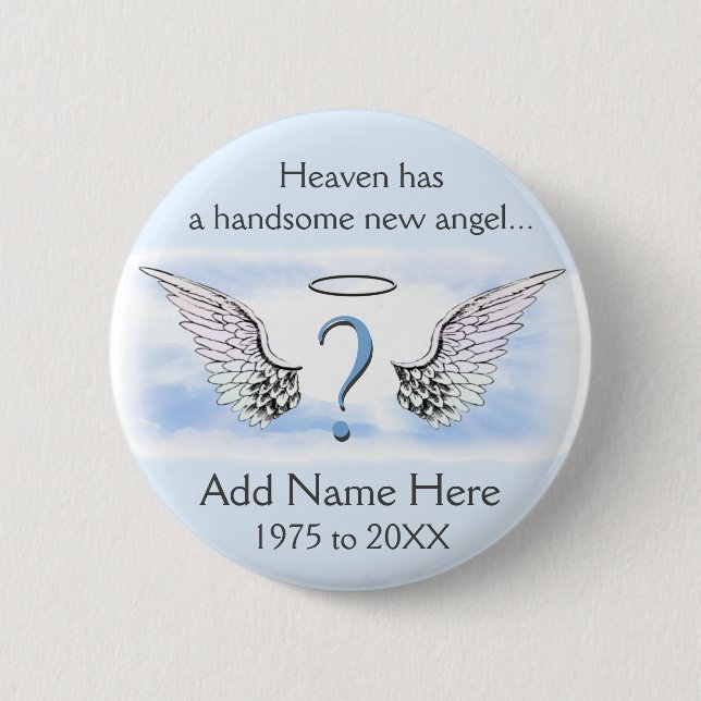 Add Initial or Photo | Memorabilia 2 Inch Round Button (Front)