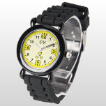 Add initials hearts yellow kids watch<br><div class="desc">This adorable kids' watch is perfect for adding a personal touch! Customize it with your child’s initials. It's a fun and practical accessory that helps little ones keep track of time while staying stylish. The colours and sweet design make it a great gift for birthdays, Christmas or special occasions. Plus,...</div>