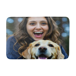 Add Labrador Retriever Photo Personalize Bath Mat