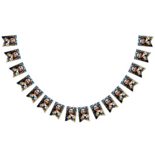 Add Labrador Retriever Photo Personalize Bunting Flags