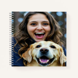 Add Labrador Retriever Photo Personalize Notebook