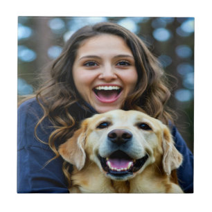 Add Labrador Retriever Photo Personalize Tile