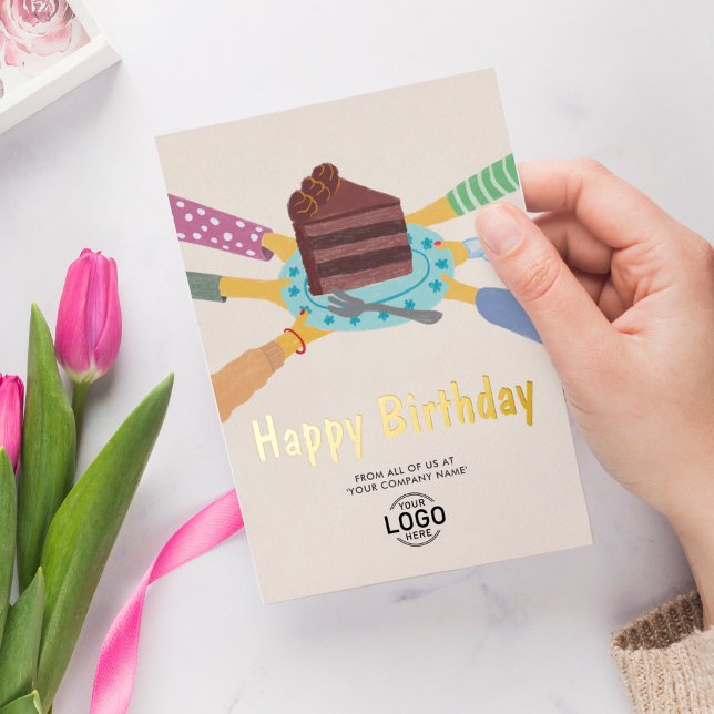 Add Logo Chocolate Cake From All Business Birthday (Creator Uploaded)