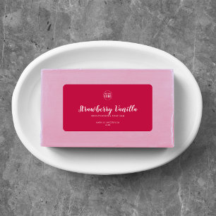 Add Logo Custom Colour Script & Typewriter Product Label