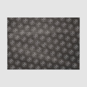 Add logo dark wood grain business packaging tissue paper